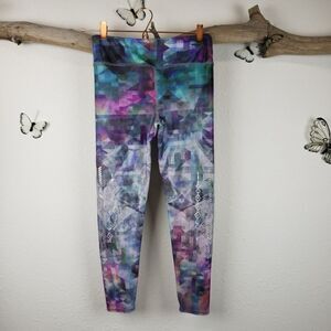 Evolution and creation pixelated leggings